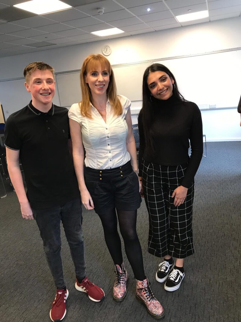 Angela with Sujata and Tommy