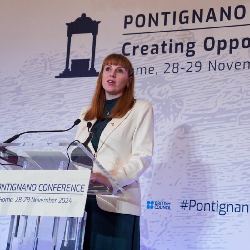 Addressing conference