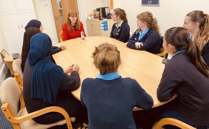 Discussions at Fairfield High School for Girls