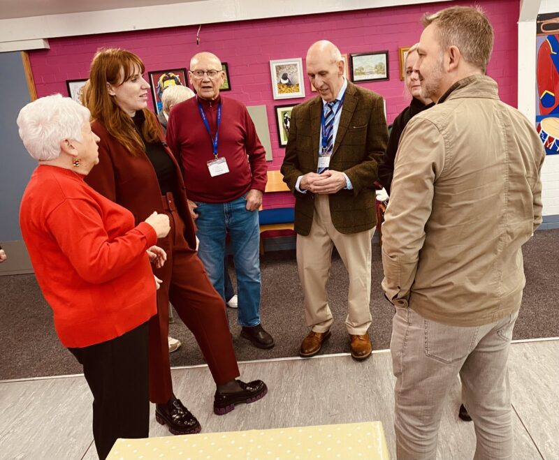 Meeting the centre users