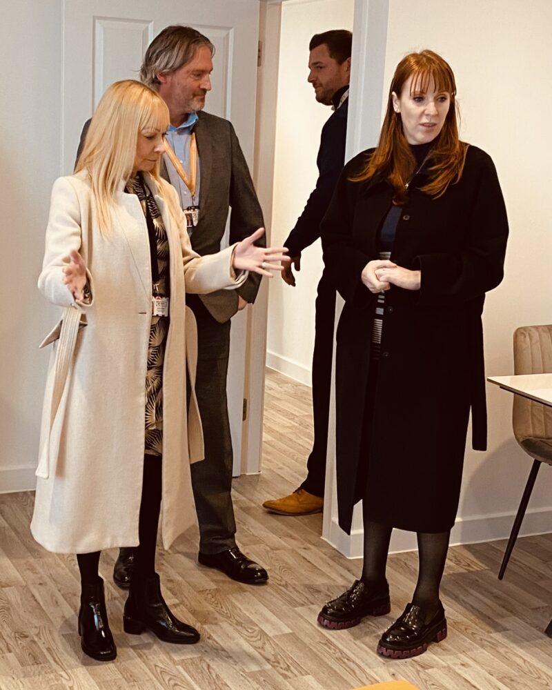 Taking a tour of the rooms